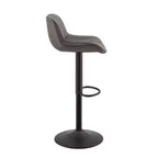 Tabourets de bar réglables en similicuir (lot de 2)