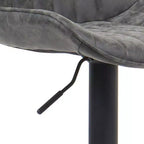 Tabourets de bar réglables en similicuir (lot de 2)