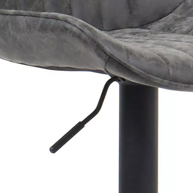 Tabourets de bar réglables en similicuir (lot de 2)