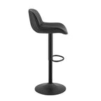 Tabourets de bar réglables en similicuir (lot de 2)