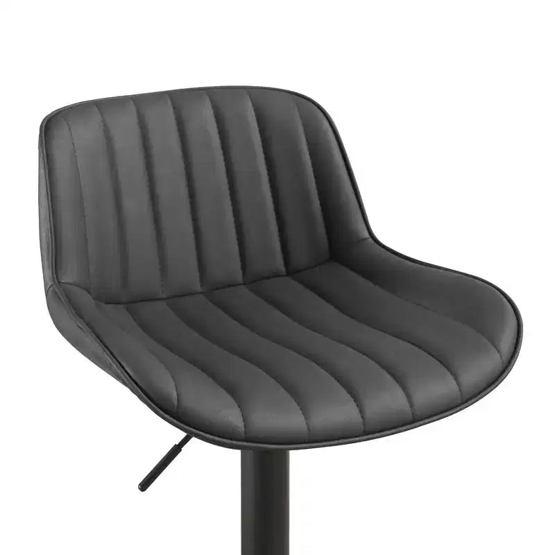 Tabourets de bar réglables en similicuir (lot de 2)