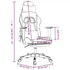 Chaise de jeu en tissu avec assise et dossier réglables