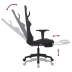 Chaise de jeu en tissu avec assise et dossier réglables