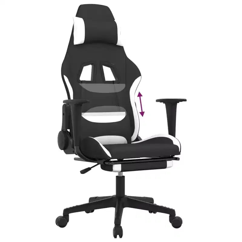 Chaise de jeu en tissu avec assise et dossier réglables