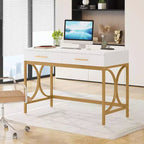 Bureau informatique avec 2 tiroirs