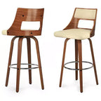 Lot de 2 tabourets de bar pivotants