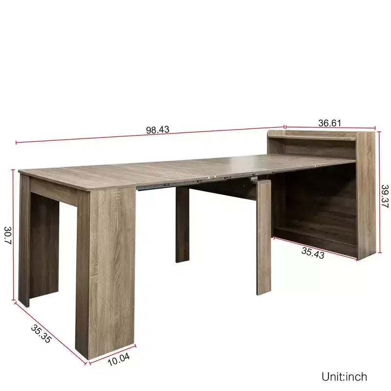 Table à manger extensible moderne