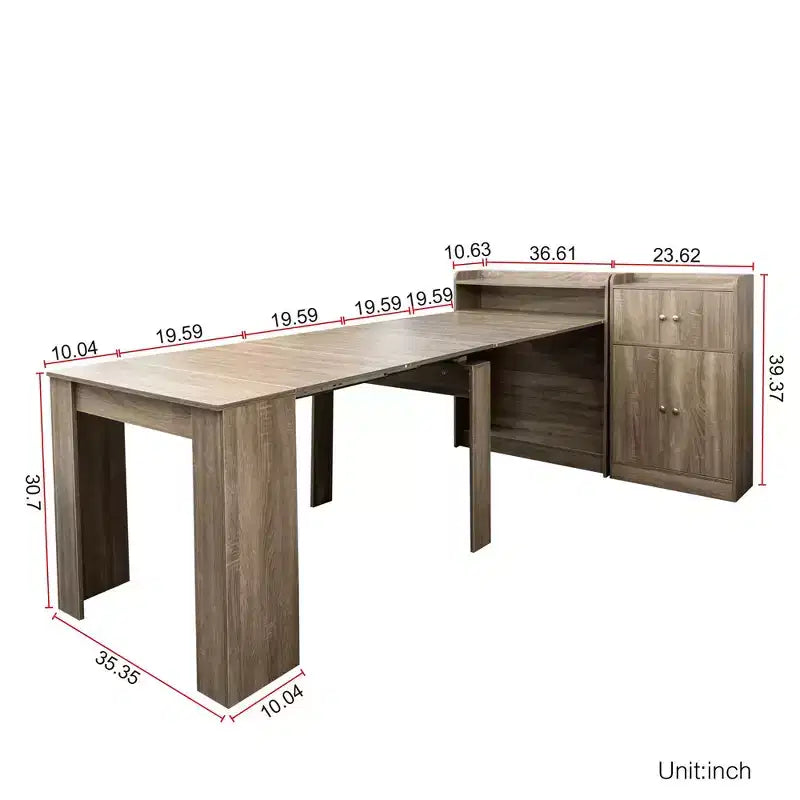 Table à manger extensible moderne